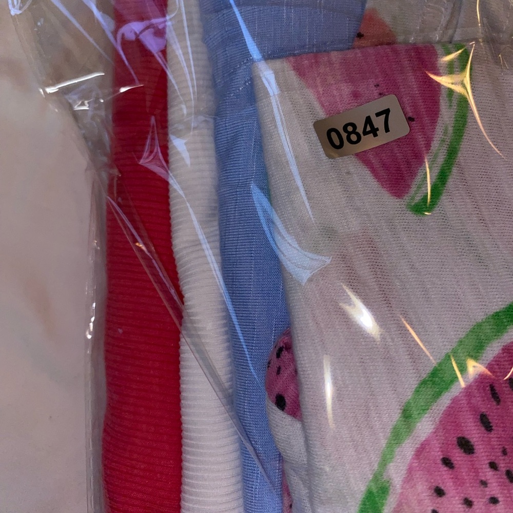 Secret Treasures Pink and Green Watermelon Tank Top. $2 when you bundle - Picture 3 of 3